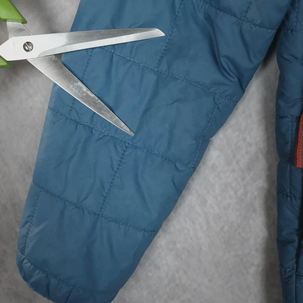 Patagonia Jacket Kids Small 7-8 Blue Nano Puff Brick Quilted PrimaLoft Insulated